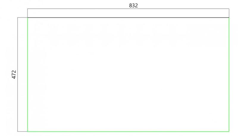 Ausmann Fibre wit omkeerbare spoelbak met afdruip, opbouw 86x50 cm 1208957673