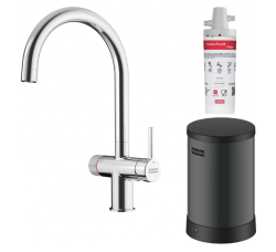 Franke Maris water hub 4L kazán 3-1 Twist mechanikus forróvizes csapteleppel, króm 160.0705.687