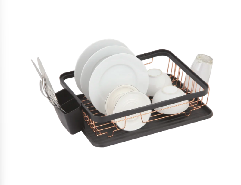 EPKA Dish fekete/rózsaarany edényszárító acél 43,3x10,5x32cm 1208958247