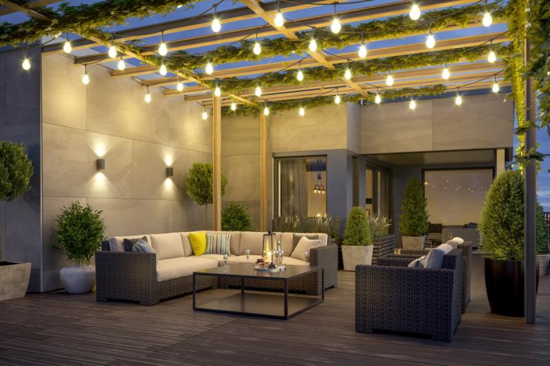 Decorslinger voor in de tuin 10m AC220-240V 50-60Hz 10xE27 2x0 75mm 1208958646