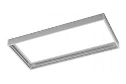 LED panelek 30x60cm felületre szerelhető kerete (TYPU KING, PRINCE, INNOVO), csavarok nélkül, fehér 1208959230