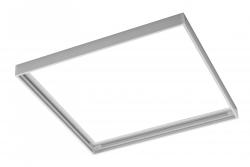 G-TECH Keret LED panelek felszíni felszereléséhez 45x45cm, csavarok nélkül, fehér 1208959231