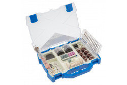 Hoegert Set van reserveonderdelen voor de mini slijpmachine, 155 stuks. 1208960202