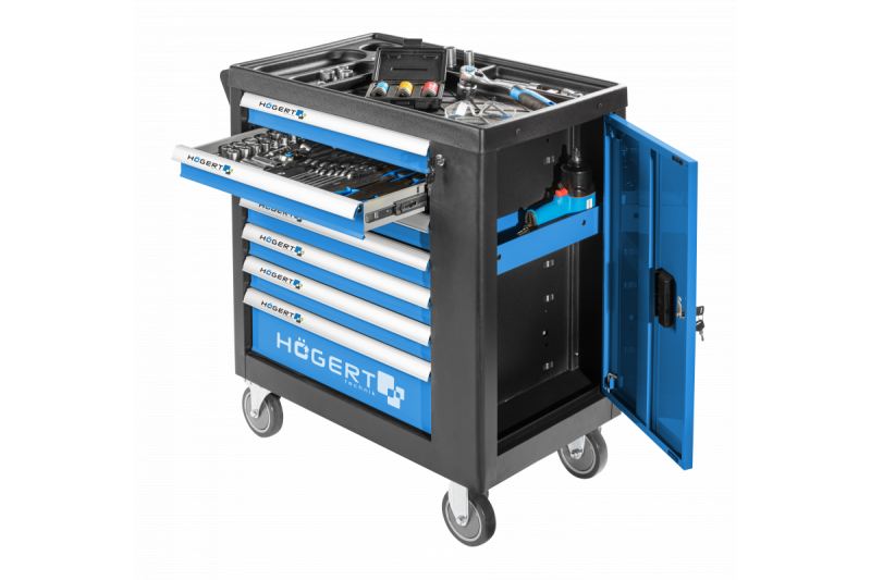 Hoegert szerszámos szekrény 7 fiókkal és oldalajtóval. 1208962009
