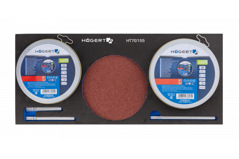 Hoegert 7 fiókos szerszámos szekrény oldalajtóval és 544 darab tartozékkal. 1208962010