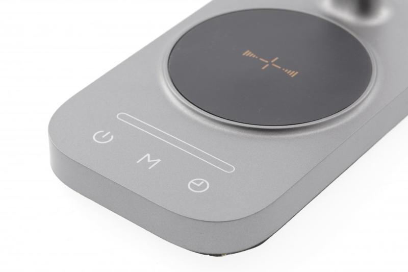 Bureau Decor lamp Bressi 8W 450lm AC220-240V 3-CCT Vezeték nélküli Töltés USB PF>0,5 RA>80 Szürke 1208962480