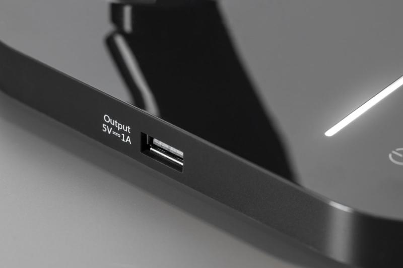 Decor Asztali lámpa Gale 8 W 550lm AC220-240V 5-CCT 10 fokozatú dimmelés PF>0 5 RA>80 fekete 1208962487