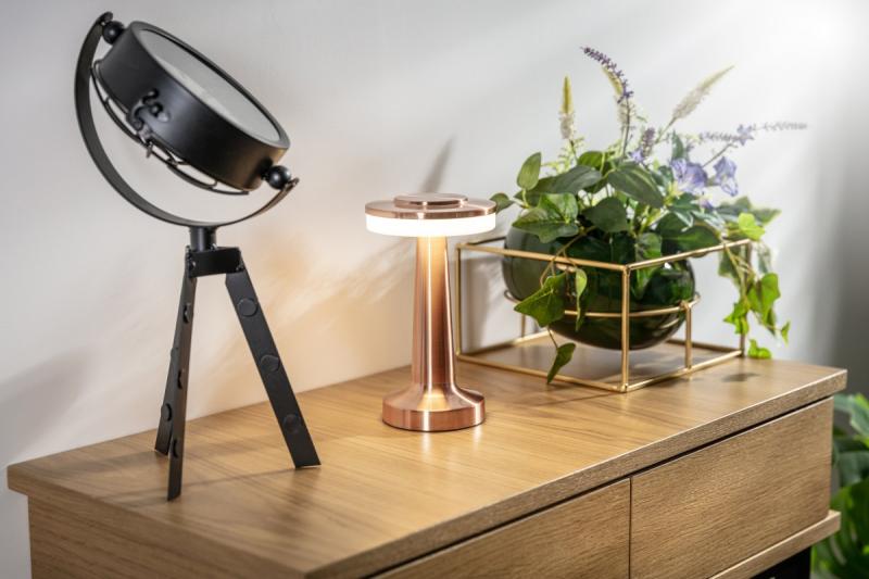 Decor Monum asztali lámpa 3W 200lm DC 5V 1A 3000 K 3 darab Dimmer akkumulátor 1800 mAh réz. 1208962506