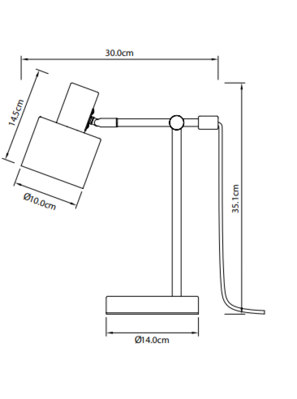 Decor Bureaulamp SELVIA II 6072 max. 250V 50/60Hz 1*E14 max. 25 W átm. 10 cm IP20 arany/fekete 1208962516