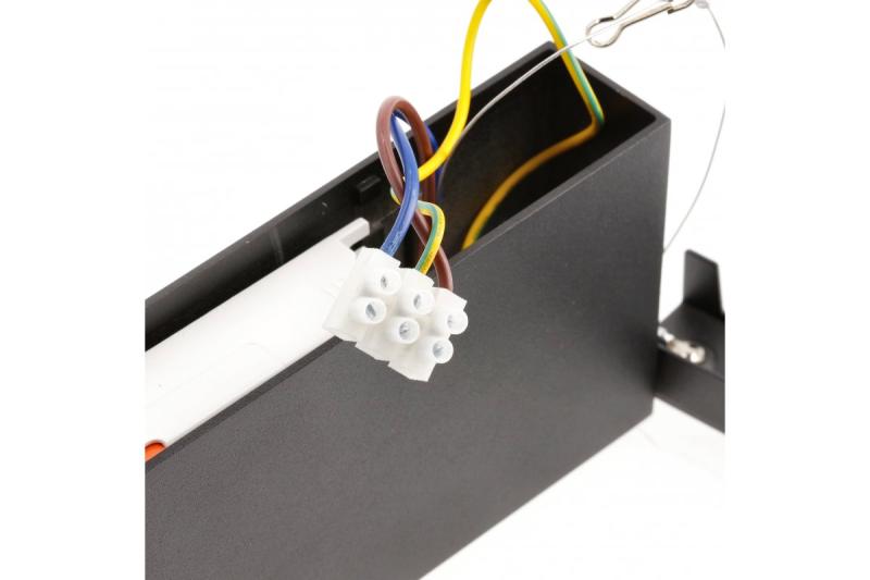 LED-decorarmatuur ARTEMIDA 15W 1420lm AC220-240V 50/60 Hz PF>0,9 Ra≥80 IP20 IK08 4000K 38° téglalap alakú fekete. 1208962640