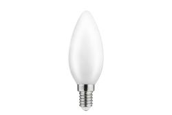 LED FÉNYFORRÁS, TEJFILAMENT, A-G, C35, 3000K, E14, 4,0W, AC220-240V, 360°, 420lm, 44mA 1208962693