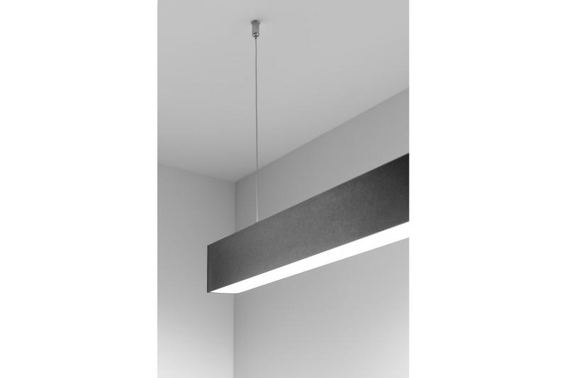 Decor LED lineáris lámpatest LUNA-A 40W 3200lm AC220-240V 50-60Hz 100° RA>80 PF>0,9 AL/PC 4000K 120cm fekete. 1208962939
