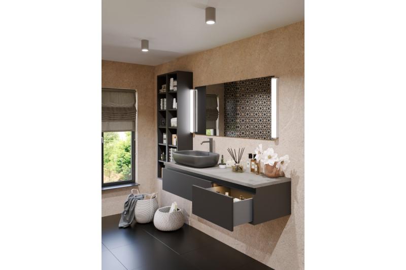 Decor Zita led-világítótest kapcsolóval 600mm 15W AC220-240V 50/60Hz 4000K IP44 RA >80 1200lm Fehér 1208963291