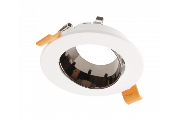 Decor Plafonddspot ARIES IP20 φ 90*30mm rond wit/zwart-chroom 1208963711