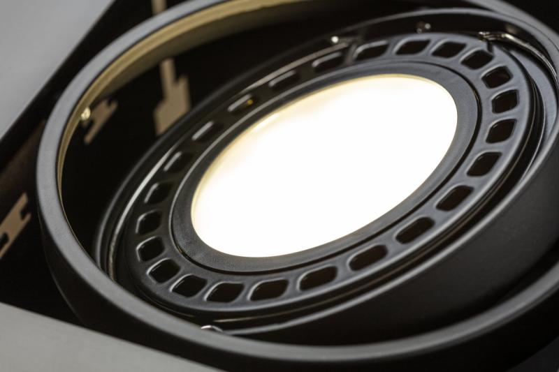 Decoreer PIREO plafondarmatuur inbouw EENVOUDIG zwart/zwart 1208963774