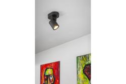 Decor Plafonlámpa armatúra BLINK AC220-240V 50/60 Hz GU10 max. 20W IP20 egyes fekete. 1208963840