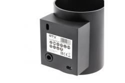 Dekorációs fali lámpatest CAMPIONE alumínium G9 IP20 max. 40W IP20 kerek fekete. 1208963851