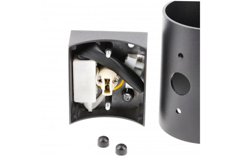 Dekorációs fali lámpatest CAMPIONE alumínium G9 IP20 max. 40W IP20 kerek fekete. 1208963851