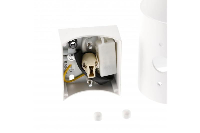 Dekorációs fali lámpatest CAMPIONE alumínium G9 IP20 max. 40W IP20 kerek fehér. 1208963852