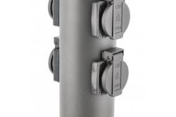 Decor Tuinpaal CORTA-P 36 IP54 AC220-240V 50-60Hz 4*Schuko aljzat max. 3500W oszlop grafit. 1208963859