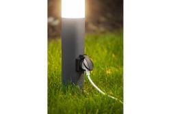 Decor CORTA-P 40 kerti lámpa E27 MAX.25W IP44 AC220-240V 50-60Hz csatlakozó max. 3000W oszlop grafit. 1208963861