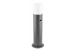 Dekor Kerti Lámpatest CORTA-P PIR 40 E27 MAX.25W IP44 AC220-240V 50-60Hz oszlop grafit. 1208963862