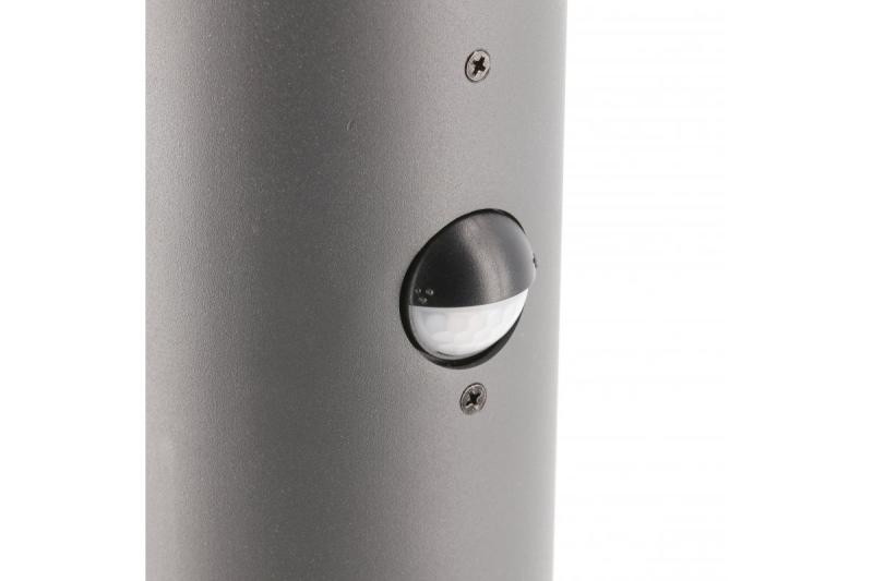 Dekor Kerti Lámpatest CORTA-P PIR 40 E27 MAX.25W IP44 AC220-240V 50-60Hz oszlop grafit. 1208963862