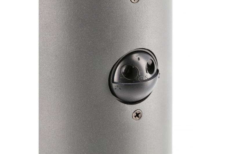 Dekor Kerti Lámpatest CORTA-P PIR 40 E27 MAX.25W IP44 AC220-240V 50-60Hz oszlop grafit. 1208963862