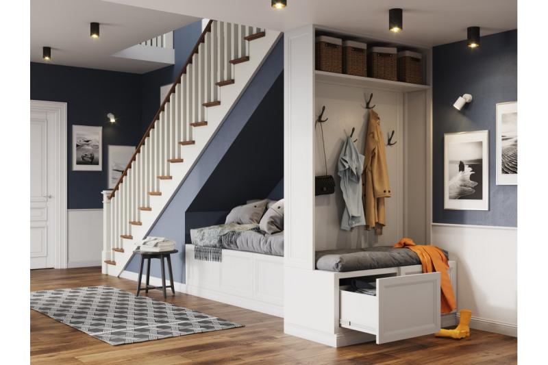 Dekor Plafonlámpa FARGO MINI alumínium 56x150mm IP20 max 20W kerek fehér. 1208963879