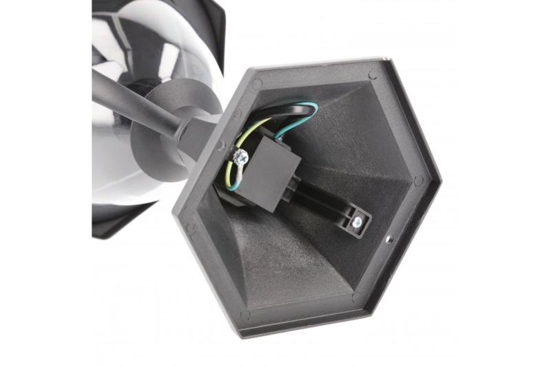 Dekor Kerti Világítás GRANDE-P 31 E27 MAX.60W IP54 AC220-240V 50-60Hz oszlop fekete. 1208963886