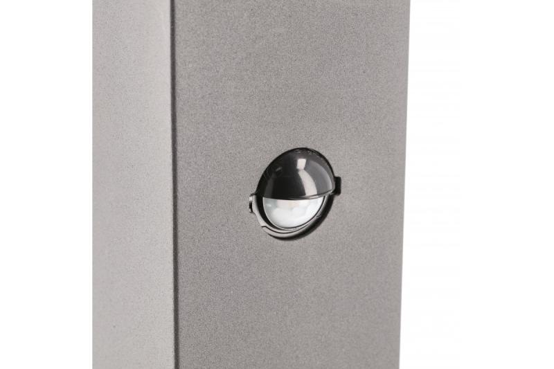 Decor Kerti Lámpatest LARGO-P PIR 50 E27 MAX.15W IP44 AC220-240V 50-60Hz oszlop grafit. 1208963920