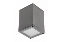 Decoreer Plafondarmatuur LENTO alumínium 100x130 IP54 max 35W négyzet grafit. 1208963923