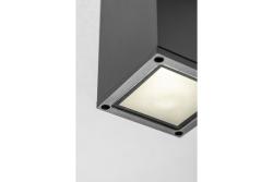 Decoreer Plafondarmatuur LENTO alumínium 100x130 IP54 max 35W négyzet grafit. 1208963923