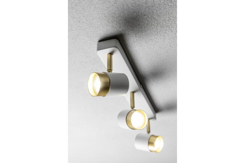 Dekor Plafonlámpa ORIO alumínium 43.0x5.5x14.0 IP20 3*GU10 max. 50W kerek fehér. 1208963966