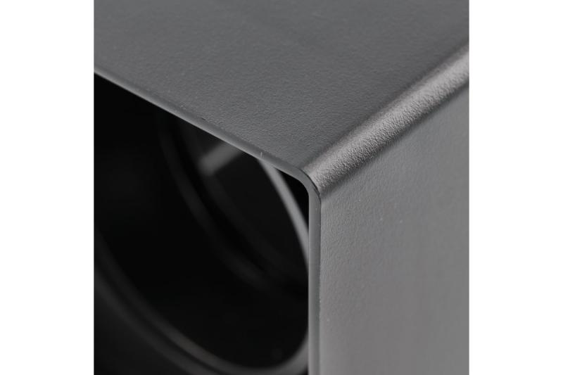 Decorlámpa mennyezeti lámpatest RESTO PC 80x80x125mm IP20 max 20W négyzet alakú fekete. 1208963987