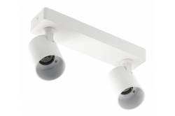 Plafonddispositie SANTO aluminium IP20 max. 20W*2 dupla kerek fehér. 1208963998