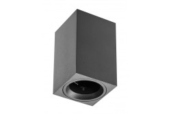 Decorlamp opbouw SENSA MINI aluminium 70x70x115 IP20 max 50W vierkante zwarte behuizing. 1208964015