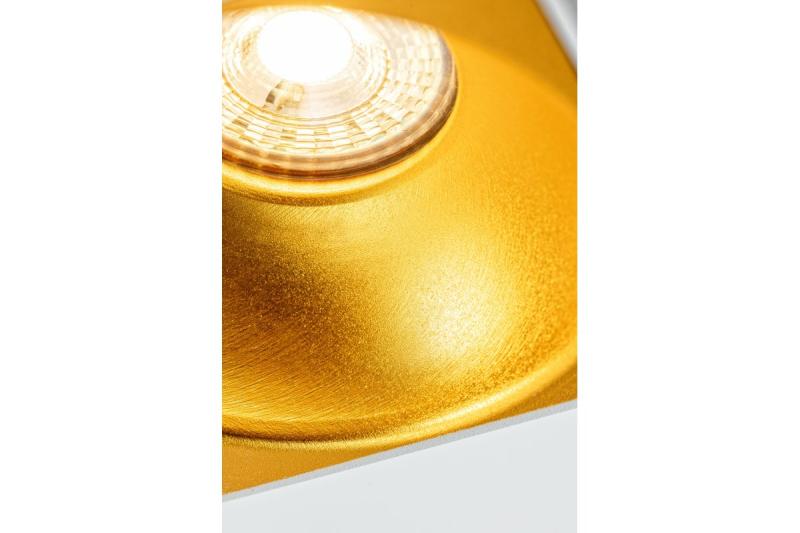 Decor Plafonddiszítő TENSA alumínium. 90x90x140 IP20 GU10 négyzet alakú fehér. 1208964021