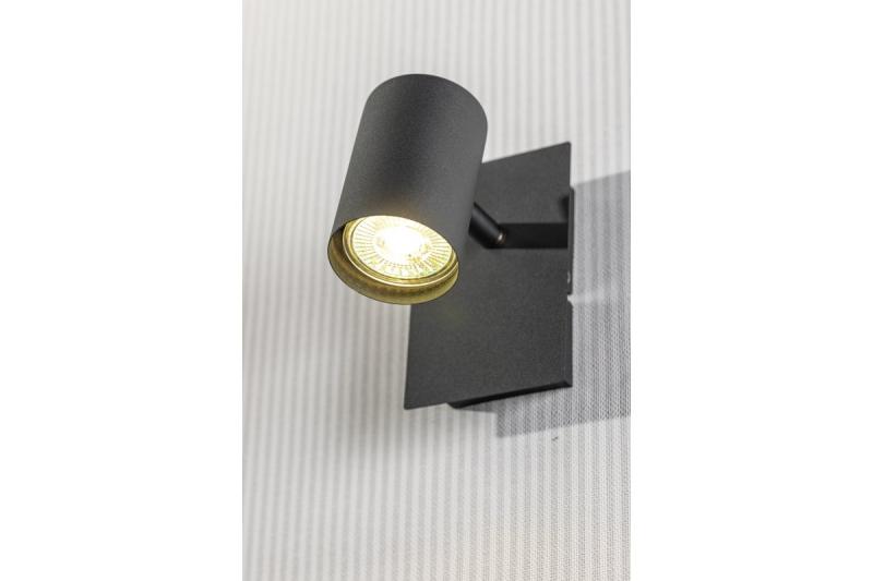 Decoreer Plafondlamp VENETO IP20 max. 20W 1 x GU10 rond zwart. 1208964036