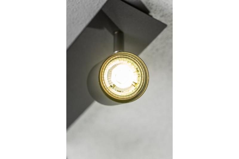 Decor Mennyezeti Lámpatest VENETO IP20 max. 20W 2 x GU10 kerek fekete. 1208964038