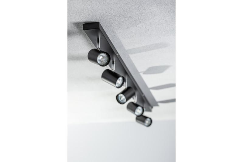 Decor Plafonddísz VENETO IP20 max. 20W 5 x GU10 kerek fekete. 1208964044