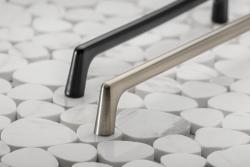 OCTAVIO zamak kilincs, C=192 mm, inox - kefélt acél 1208966171