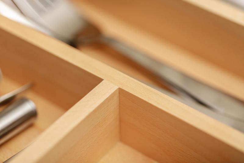 Decor Cutle Evőeszköztartó Állítható Betét 400-600 mm-es Szekrényekhez Bükk Szín 1208966289