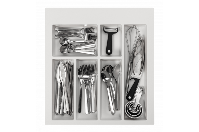 Decor Cutle Evőeszköztartó Betét Konyhafiókhoz 500 Fehér 1208966375