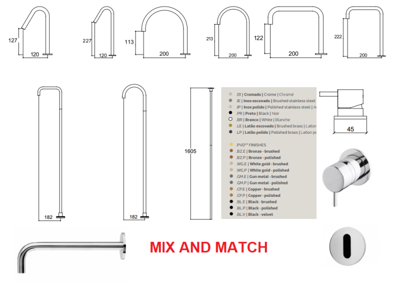 Waterevolution Flow ingebouwde wastafel infraroodsensor op batterijen geborsteld pistoolmetaal T118EBGME