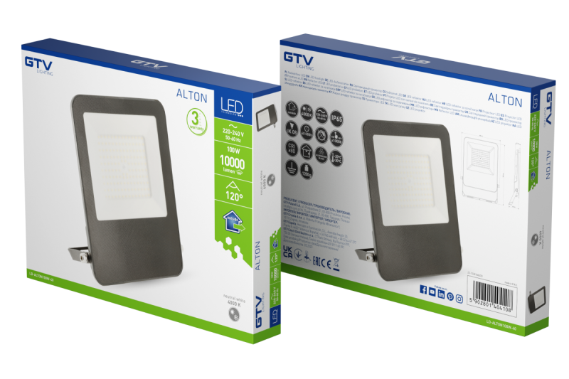ALTON reflektor, LED, 100W, 10000lm, 4000K, AC220-240V, IP65 1208966955