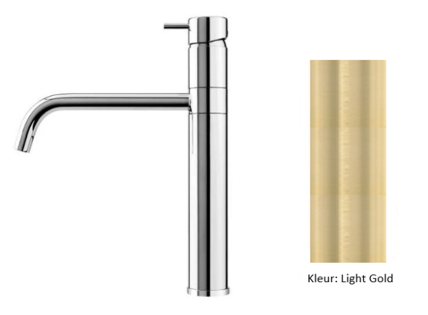 Waterevolution Flow keukenkraan PVD Light Gold T150WGE