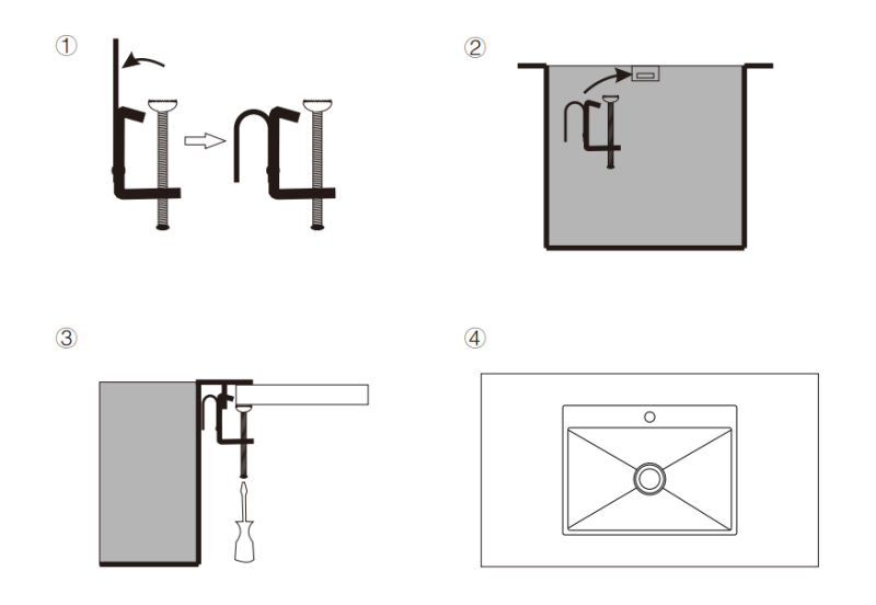Quadri Dixton 50 szett rozsdamentes acél mosogatóval 500x450 mm méretben, csaptelep nyílással, és rozsdamentes acél Bristol konyhai csapteleppel.