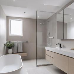 Waterevolution Flow zuhanytermosztát zuhanyszettel rozsdamentes acél T140TNIE