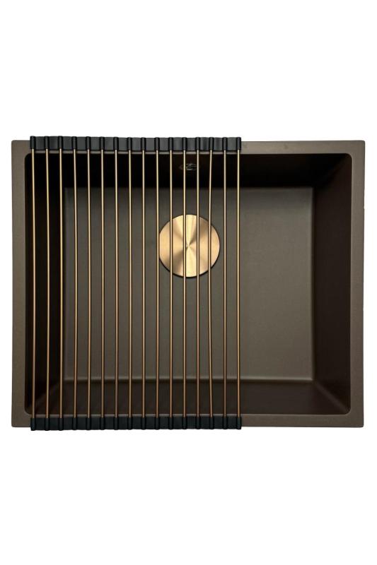 GraniteMy Universele granieten cafégootsteen 50x40 cm opbouw, onderbouw en vlakbouw met koperen plug 1208967229